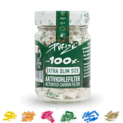 PURIZE Glass 100 XTRA Slim Size filteri